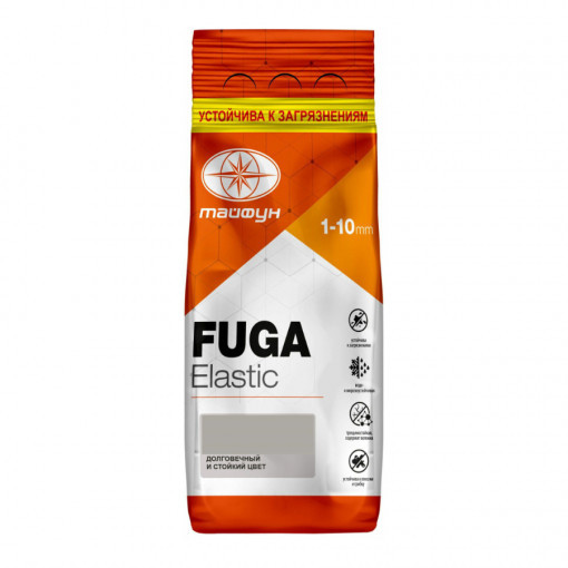 Фуга эластичная водостойкая Тайфун Elastic №117 фиолетовая 2 кг