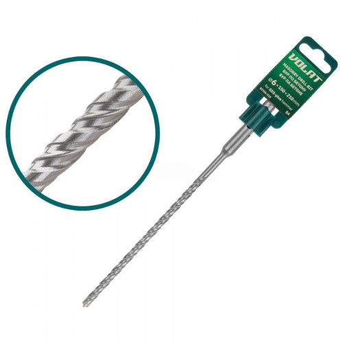 Бур (сверло) 6х150х210 мм SDS-plus ВОЛАТ (82106-210) 1