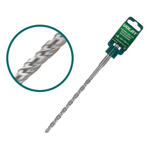 Бур (сверло) 8х150х210 мм SDS-plus ВОЛАТ (82108-210) 2