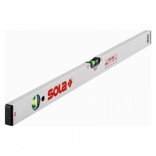 Уровень строительный пузырьковый Sola AV 100 1 м 2 глазка 1
