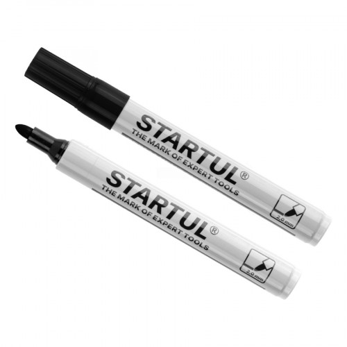 Маркер перманентный черный STARTUL Profi фетровый 2 мм (ST4340-01) 2