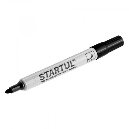 Маркер перманентный черный STARTUL Profi фетровый 2 мм (ST4340-01) 1