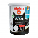 Эмаль акриловая ALPINA АКВА для окон и дверей глянцевая белая 0,9 л