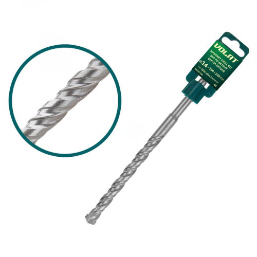 Бур (сверло) 14х150х210 мм SDS-plus S4 ВОЛАТ (82114-210) 1