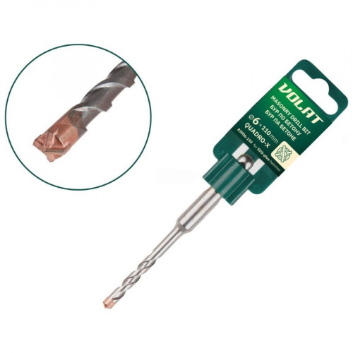 Бур (сверло) 6х50х110мм SDS-plus QUARDO-X ВОЛАТ (83006-110) 1
