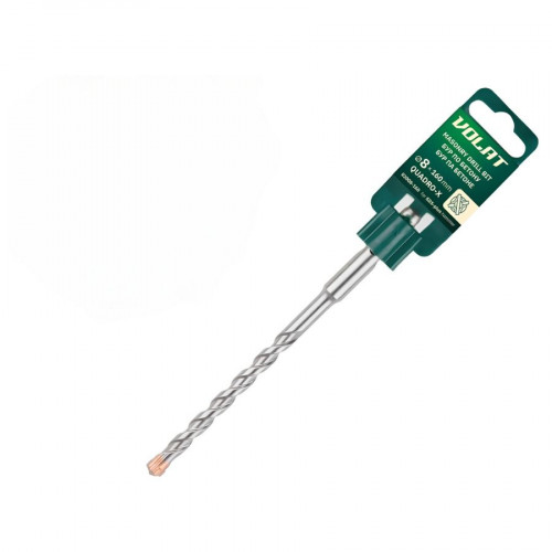 Бур (сверло) 8х100х160 мм SDS-plus QUARDO-X ВОЛАТ (83008-160) 1