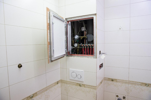 Люк ревизионный сантехнический с ручкой DR-4040 400х400 STORM 5
