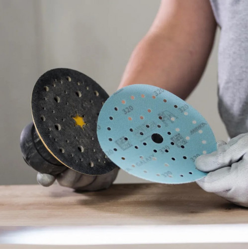 Шлифовальный круг (диск) 150 мм Mirka GALAXY Grip Multifit под липучку P240 3