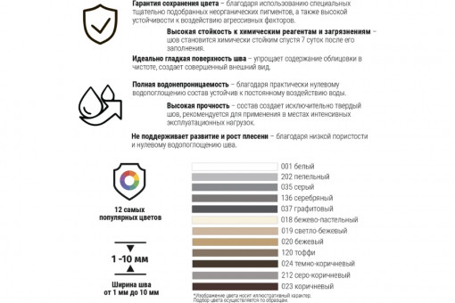 Эпоксидная фуга (затирка) Тайфун EpoxyPRO для плитки 023 коричневый 2 кг