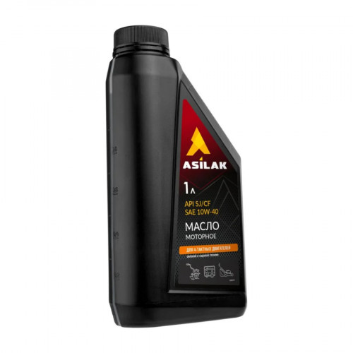 Масло моторное 10W40 ASILAK полусинтетическое четырехтактное 1 л 1