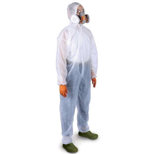 Защитный одноразовый комбинезон Jeta Safety JPC-110 с капюшоном (р-р XXL) 1