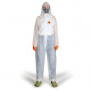 Защитный одноразовый комбинезон Jeta Safety JPC-110 с капюшоном (р-р XXL)