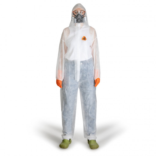 Защитный одноразовый комбинезон Jeta Safety JPC-110 с капюшоном (р-р XXL)