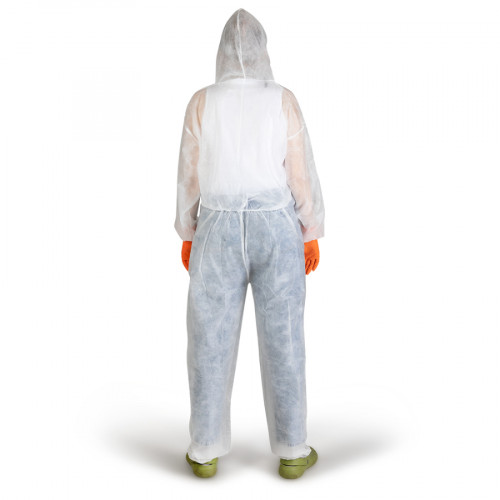 Защитный одноразовый комбинезон Jeta Safety JPC-110 с капюшоном (р-р XXL) 5