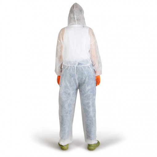 Защитный одноразовый комбинезон Jeta Safety JPC-110 с капюшоном (р-р XXL)