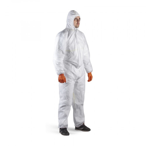Защитный одноразовый комбинезон Jeta Safety JPC-100 с капюшоном (р-р XXL) 1