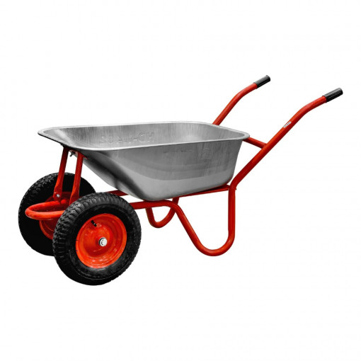 Тачка строительная садовая двухколесная HDC HD-W402 120 л 400 кг