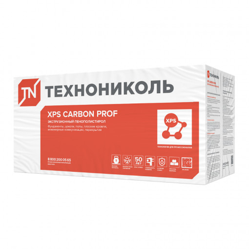 Пенополистирол XPS ТЕХНОНИКОЛЬ Carbon Prof Slope 2,1 % элемент A 1200х600х10/35 мм