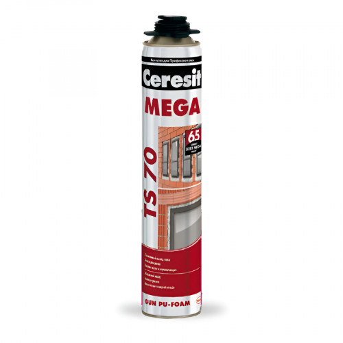 Пена монтажная профессиональная Ceresit TS 70 Mega 870 мл 2