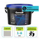 Фуга готовая полимерная Ceresit CE 60 № 07 серая 2 кг