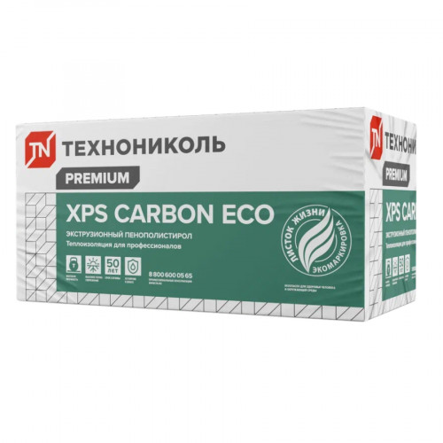 Пенополистирол ТехноНИКОЛЬ Carbon Eco FAS/2 S/2 1180х580х30 мм 2