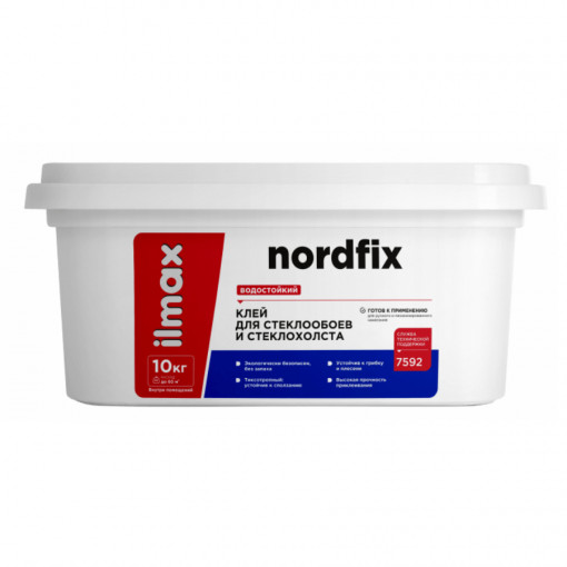 Клей для стеклообоев ilmax ready nordfix 10 кг