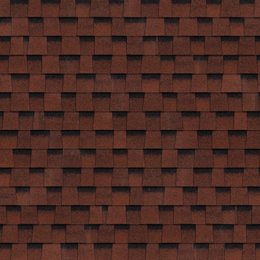 Многослойная черепица Технониколь Shinglas Фазенда, красный 2,6 м² (прозр. уп.)