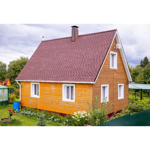 Многослойная черепица Технониколь Shinglas Фазенда, красный 2,6 м² (прозр. уп.) 5
