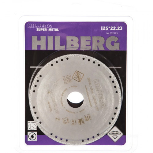 Круг отрезной по металлу 125x22.23 мм Hilberg Super Metal Сorrect Cut 2