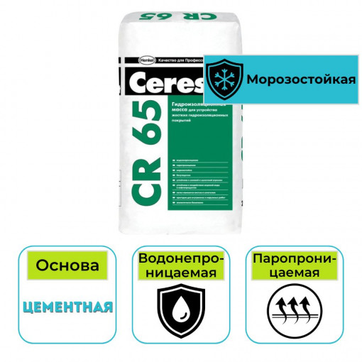 Гидроизоляция Ceresit CR 65 25 кг