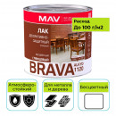 Лак алкидный MAV Brava Alkyd 1120 бесцветный глянцевый 2,4 л