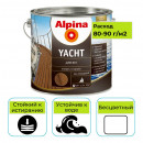 Лак алкидный Alpina для яхт (Alpina Yacht) глянцевый прозрачный 2,5 л