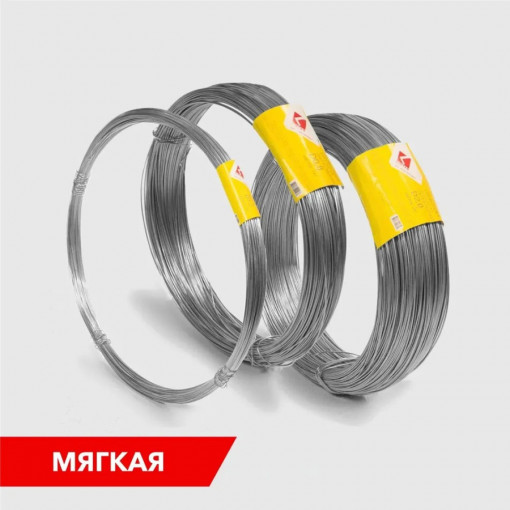 Проволока вязальная оцинкованная D 3,0 мм (450 м / 25 кг) Lihtar