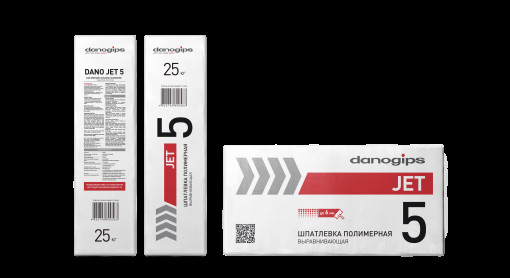 Шпатлевка полимерная Danogips Dano Jet 5 25 кг