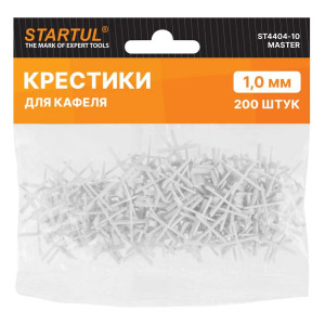 Крестики для плитки 1 мм STARTUL MASTER 200 шт