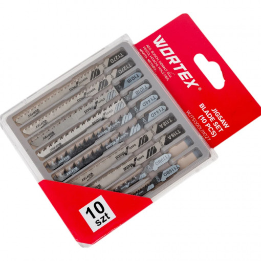 Набор пилок для лобзика универсальный 10 шт. WORTEX WJTS000U11027