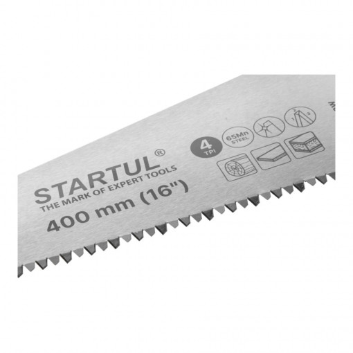 Ножовка по дереву 400 мм STARTUL MASTER 4 TPI (крупный зуб) ST4240-40