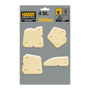 Шпатель для силикона HARDY Silifex набор 4 шт 2090-520004