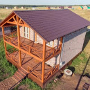 Фасадная плитка Технониколь Hauberk (Хауберк) Мраморный Кирпич 2 м²