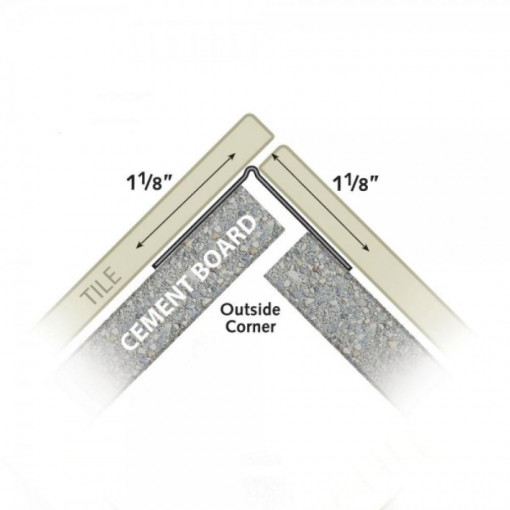 Лента американка для плитки STRAIT-FLEX Tile-Tape углоформирующая 57 мм х 30,5 м