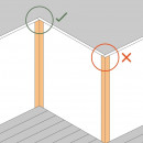 Лента американка армированная STRAIT-FLEX TUFF TAPE (без перфорации) 51 мм х 30,5 м