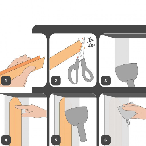 Лента американка армированная STRAIT-FLEX TUFF TAPE (без перфорации) 51 мм х 30,5 м