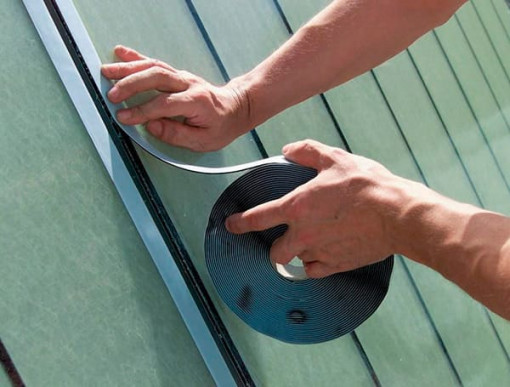 Лента гидроизоляционная TECTUM Butyl-Band бутиловая двусторонняя 15 мм х 25 м