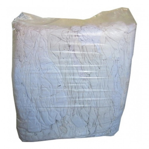 Ветошь обтирочная х/б трикотаж белый 10 кг