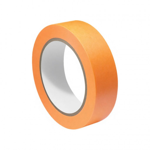 Лента малярная рисовая бумага 50 мм х 50 м Lucky Washi Razor Line сверхтонкая, золотая