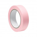 Лента малярная рисовая бумага 30 мм х 50 м Lucky Washi Sensitive сверхтонкая, розовая