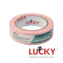 Лента малярная рисовая бумага 30 мм х 50 м Lucky Washi Sensitive сверхтонкая, розовая