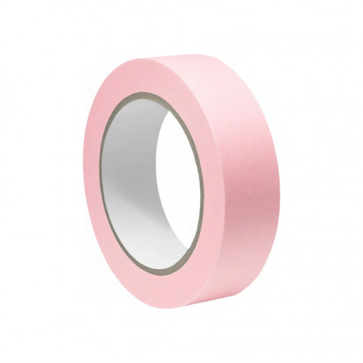 Лента малярная рисовая бумага 50 мм х 50 м Lucky Washi Sensitive сверхтонкая, розовая