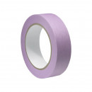 Лента малярная рисовая бумага 38 мм х 50 м Lucky Washi Delicate сверхтонкая, фиолетовая