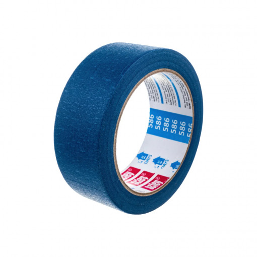 Лента малярная бумажная 38 мм х 33 м Hardy Scley синяя 586